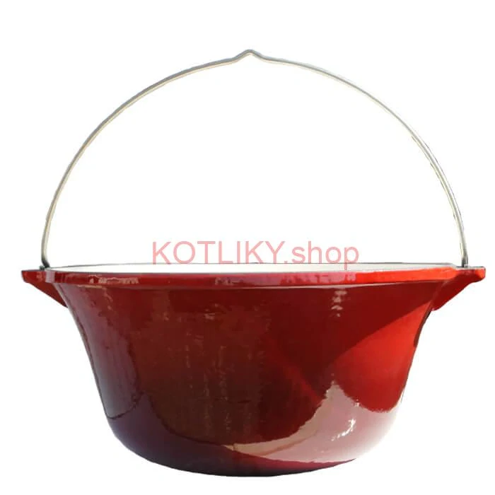 Liatinový kotlík 22 L – smaltovaný povrch
