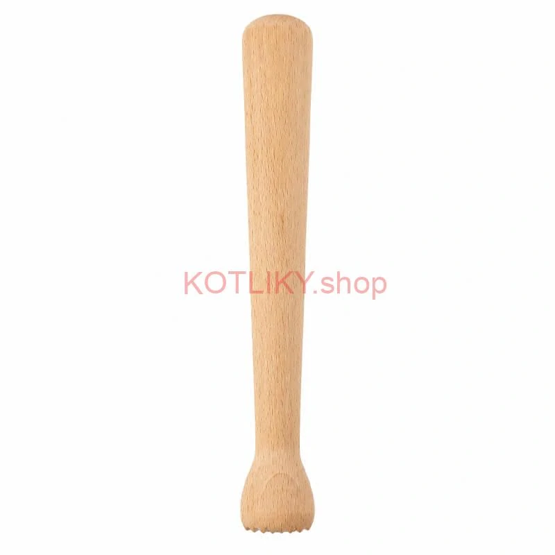 Drevený drvič na cesnak a bylinky 22 cm