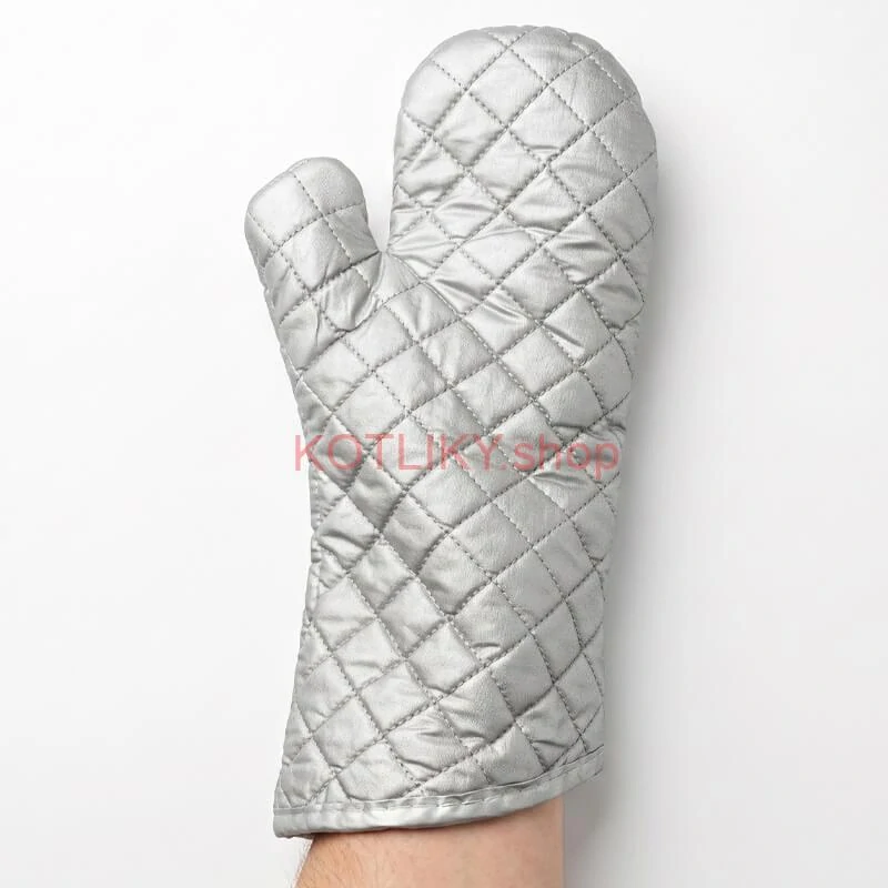 Chňapka strieborná s dlhým rukávom 35 cm