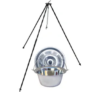 Nerezový kotlík 10 L INOX + pokrievka + stojan CLASSIC