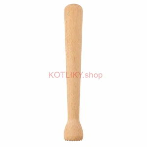 Drevený drvič na cesnak a bylinky 22 cm