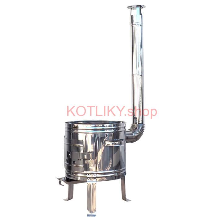 Nerezová kotlina s antikorovou úpravou 36 cm INOX