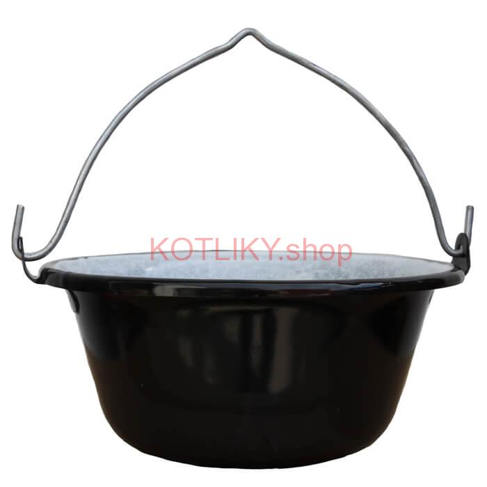 Smaltovaný servírovací kotlík 0,8 L BLACK