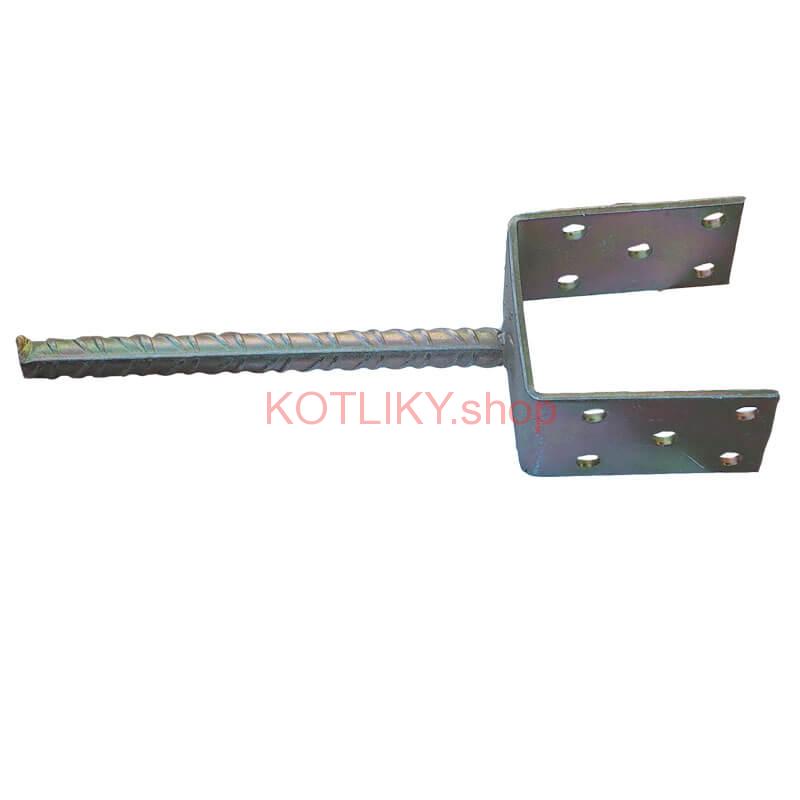Pätka zápustná, kotviaca, pozinkovaná 8 cm