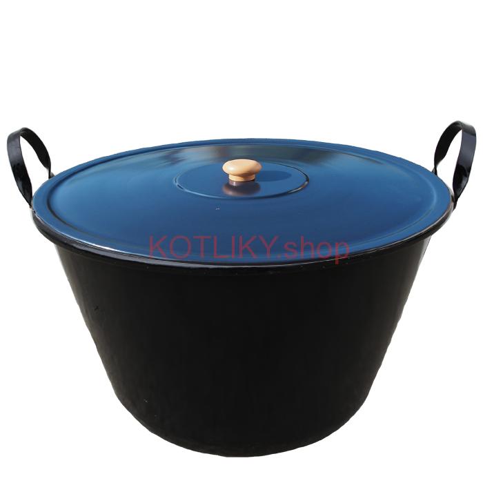 Smaltovaný kotol 50 L + smaltovaná pokrievka