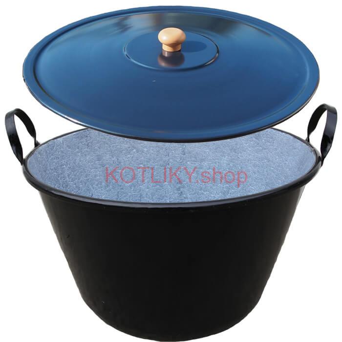 Smaltovaný kotol 70 L + smaltovaná pokrievka