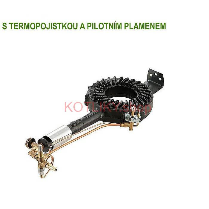 Plynový liatinový horák 8800W Industriale s termopoistkou a pilotným plameňom