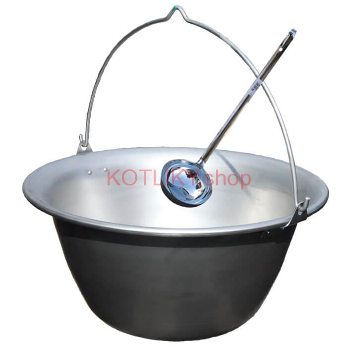 Nerezový kotlík 10 L (1,5 mm) + antikorová naberačka