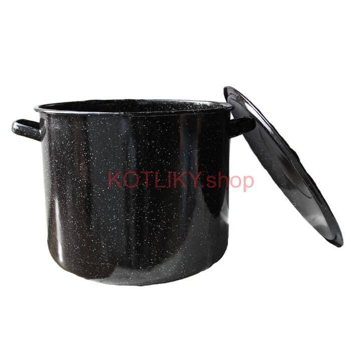 Smaltovaný hrniec s pokrievkou 27 L