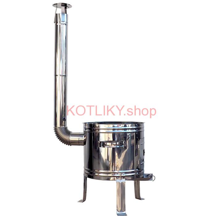 Nerezová kotlina s antikorovou úpravou 36 cm INOX