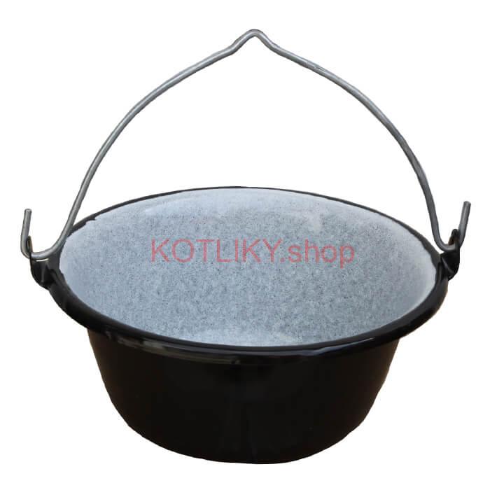 Smaltovaný servírovací kotlík 0,8 L BLACK