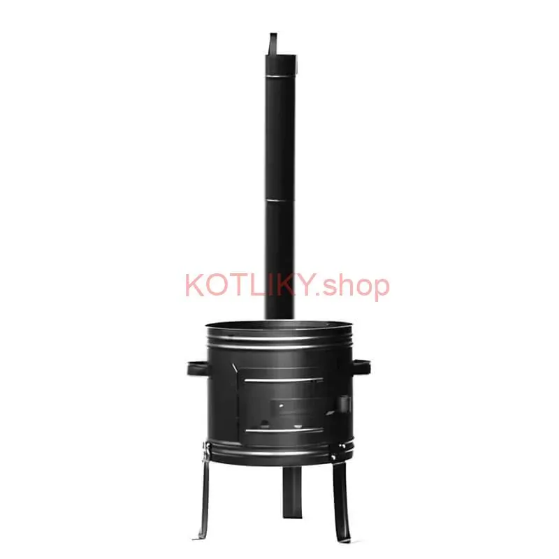 Smaltovaný kotlík 20 L (0,8 mm) + kovová kotlina 42 KOV + vareška + misky 12 ks