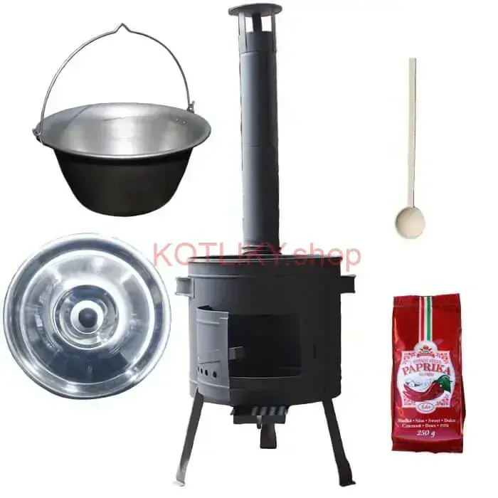 Nerezový kotlík 20 L (1,5 mm) + hrubostenná (1,5 mm) žiaruvzdorná kotlina BALKY STRONG 42 PLUS 600