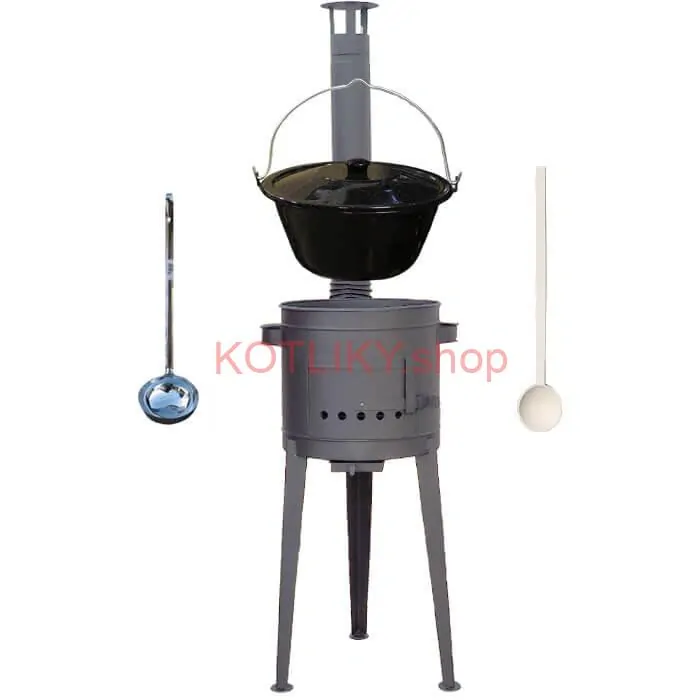 Smaltovaný kotlík 20 L (1,2 mm) + vysoká kotlina (2,0 mm) HODO 42 PLUS 600