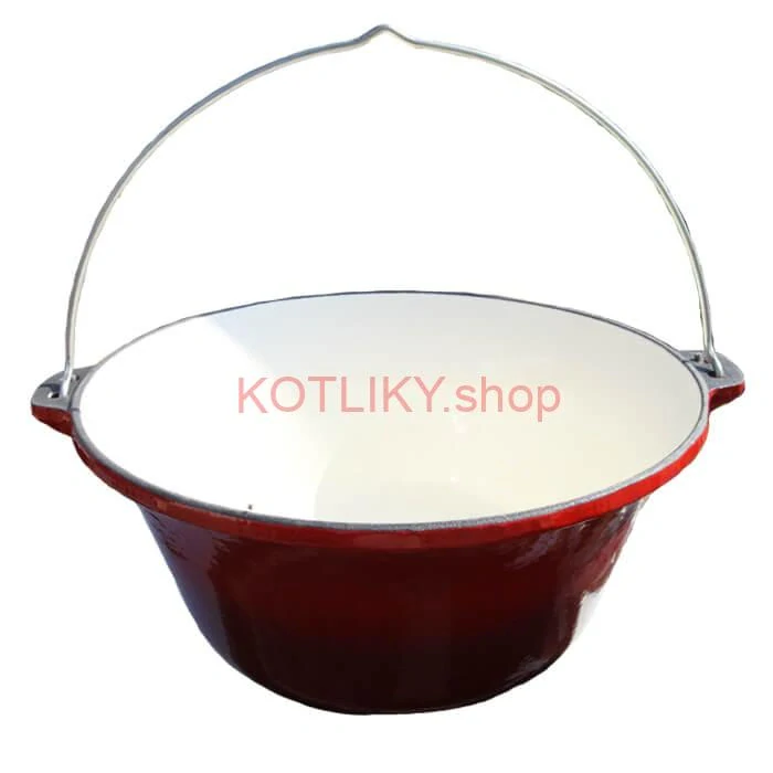 Liatinový kotlík 22 L – smaltovaný povrch