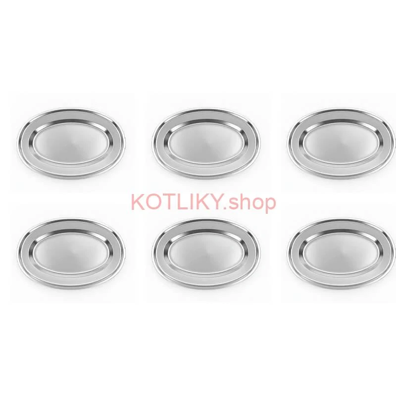 Nerezové podnosy pre catering – set 6 ks (30,5cm) - Servíruj s istotou a štýlom