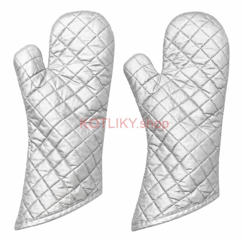 Chňapky strieborné dlhé 35 cm — sada 2 ks