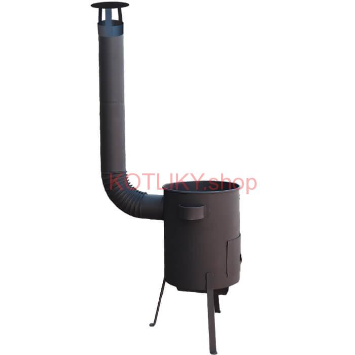 Kotlina 45 cm s žiaruvzdornou farbou PLUS 600 4 MM