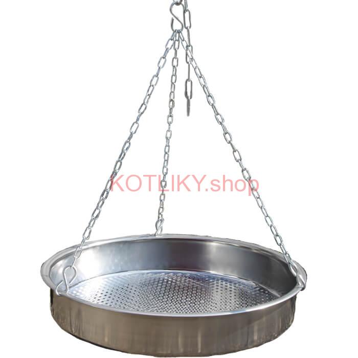 Nerezová panvica s retiazkou 49 cm