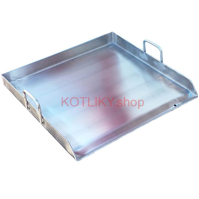 Nerezová platňa 80 x 44x 5 cm na pečenie a grilovanie
