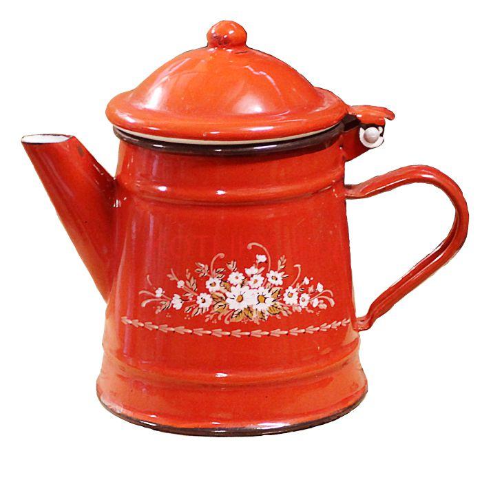 Smaltovaná kanvica 0,5 L DEKO