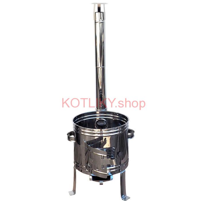 Nerezová kotlina s antikorovou úpravou 36 cm INOX