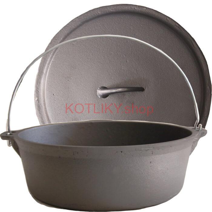 Liatinový kotlík 5,5 L + laitinová pokrievka