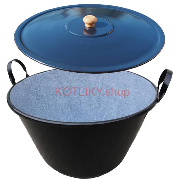 Smaltovaný kotol 70 L + smaltovaná pokrievka