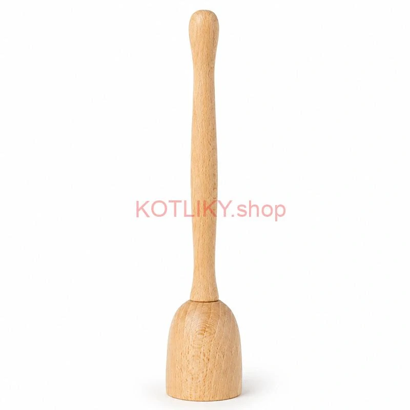 Drevený drvič na zemiaky a zeleninu 30 cm