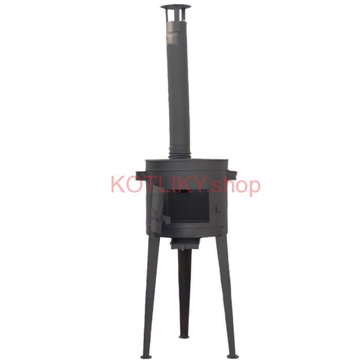 Vysoká kotlina 36 cm + ohňovzdorná farba PLUS 600