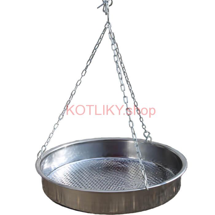 Nerezová panvica s retiazkou 49 cm