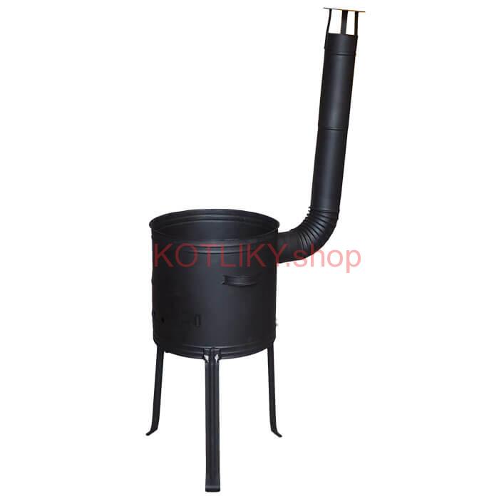 Kotlina 36 cm, vysoká + žiaruvzdorná farba Plus 700