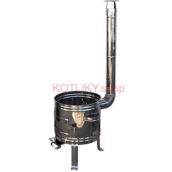 Nerezová kotlina s antikorovou úpravou 36 cm INOX