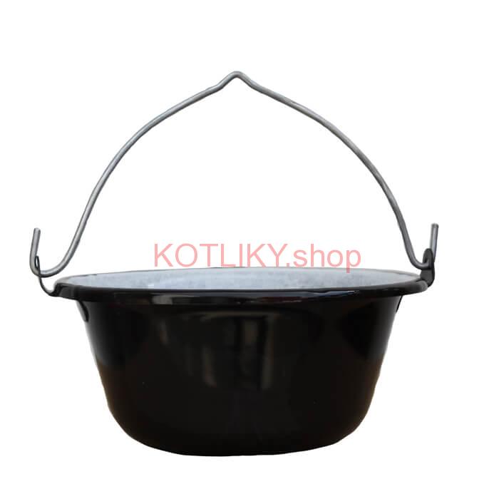 Smaltovaný servírovací kotlík 0,8 L BLACK