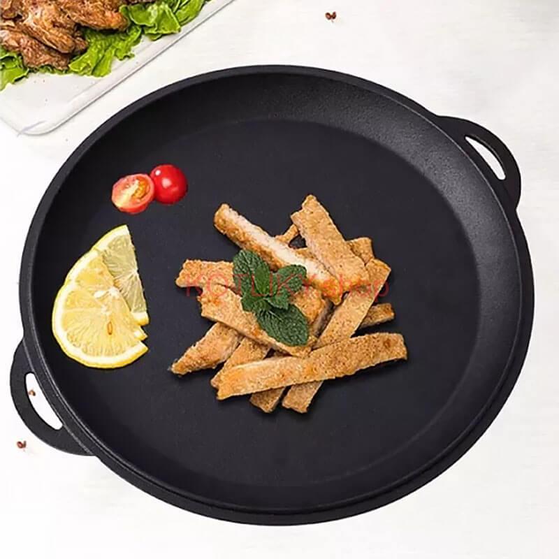 Liatinový wok s pokrievkou (panvicou) 37 cm 3 v 1