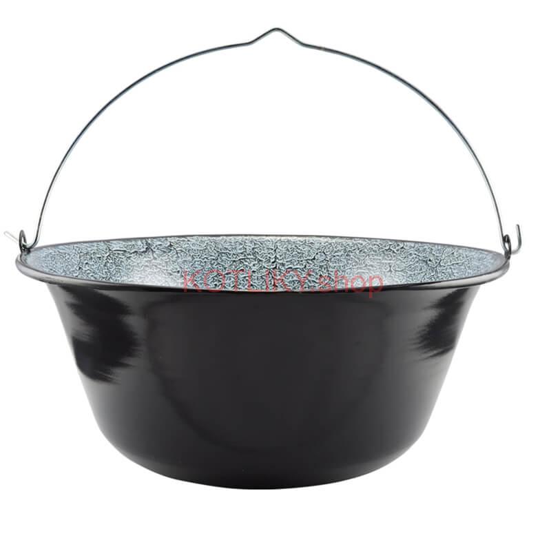 Smaltovaný kotlík 16 L + Nerezová kotlina 39 INOX