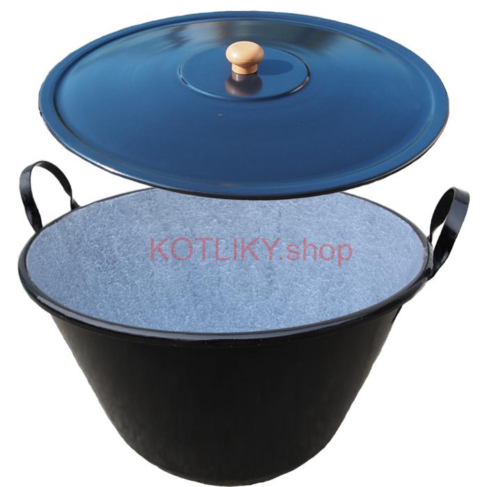 Smaltovaný kotol 50 L + smaltovaná pokrievka