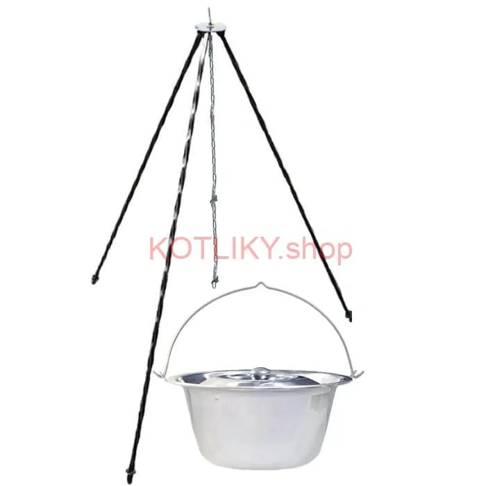 Nerezový kotlík 8 L INOX  + pokrievka + stojan CLASSIC