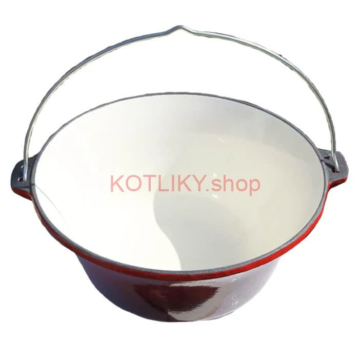 Liatinový kotlík 22 L – smaltovaný povrch