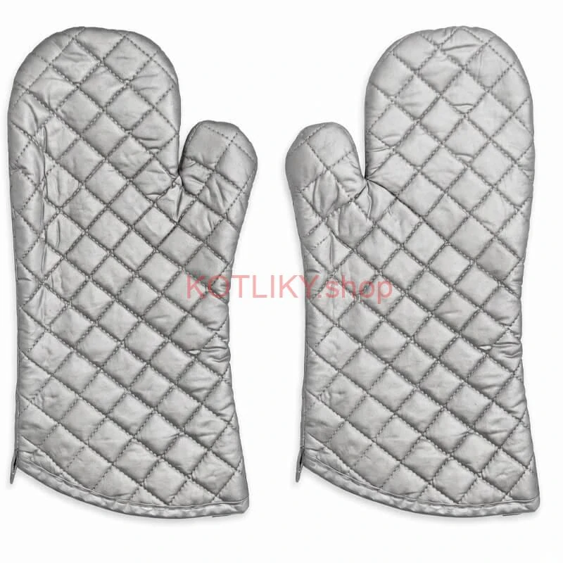 Chňapky strieborné dlhé 35 cm — sada 2 ks