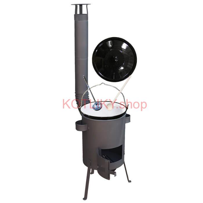 Smaltovaný kotlík 25 L + žiaruvzdorná kotlina 42 PLUS 600 4 MM