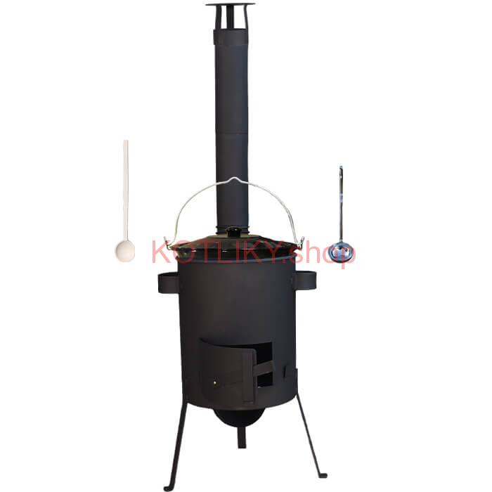 Smaltovaný kotlík 16 L + žiaruvzdorná kotlina 39 PLUS 600 4 MM