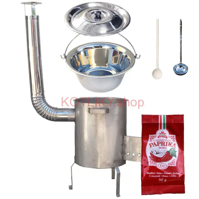 Nerezový kotlík 30 L (1,2 mm) INOX + nerezová kotlina (1,5 mm) 45 cm STRONG EXCLUSIVE