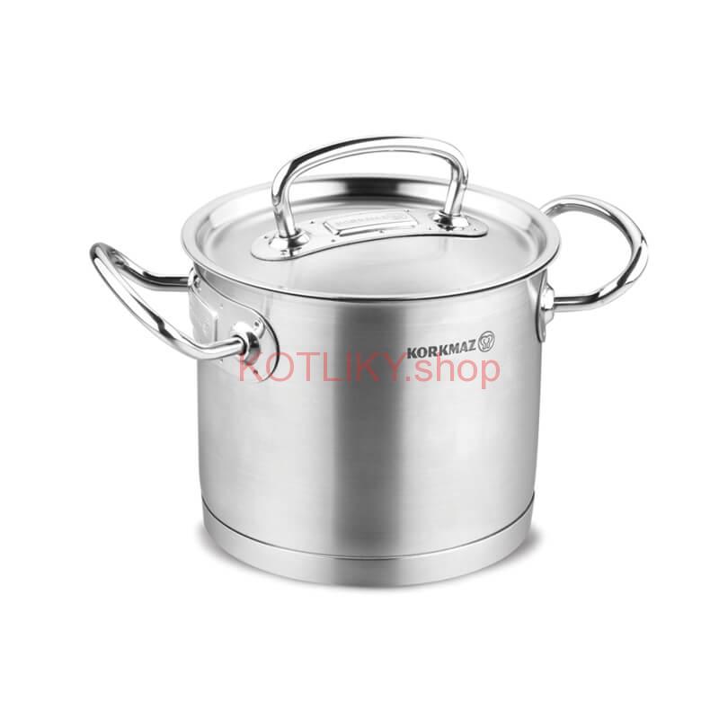 Sada nerezových hrncov s pokrievkou + rajnica 2 + 1 ks 5 L, 9 L, 1,5 L