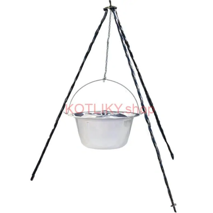Nerezový kotlík 8 L INOX  + pokrievka + stojan CLASSIC