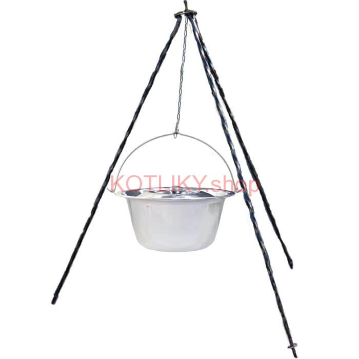 Nerezový kotlík 14 L INOX + pokrievka + stojan CLASSIC