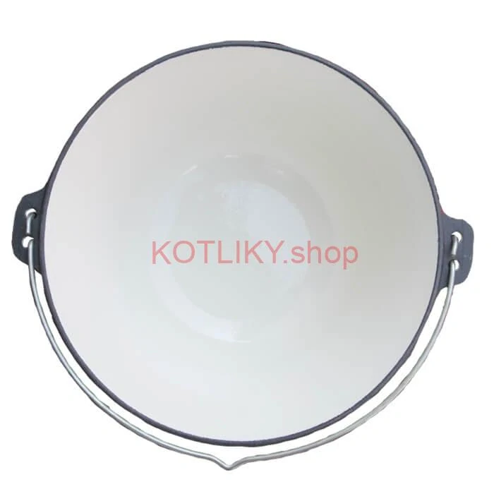 Liatinový kotlík 22 L – smaltovaný povrch
