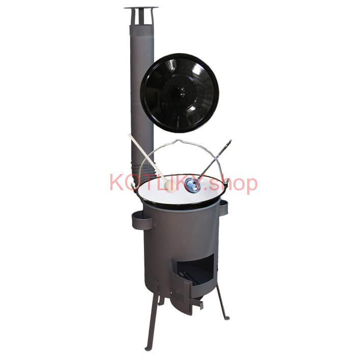 Smaltovaný kotlík 25 L + žiaruvzdorná kotlina 45 PLUS 600 4 MM
