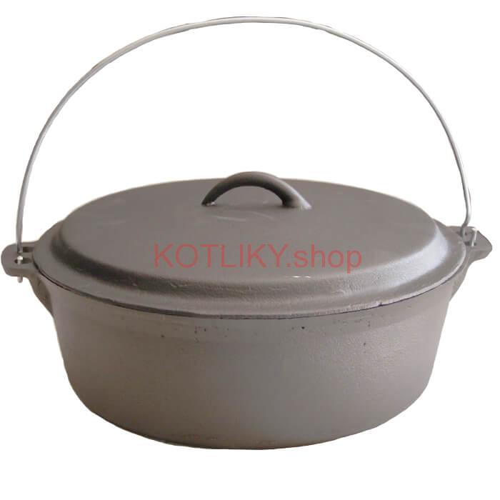 Liatinový kotlík 5,5 L + laitinová pokrievka