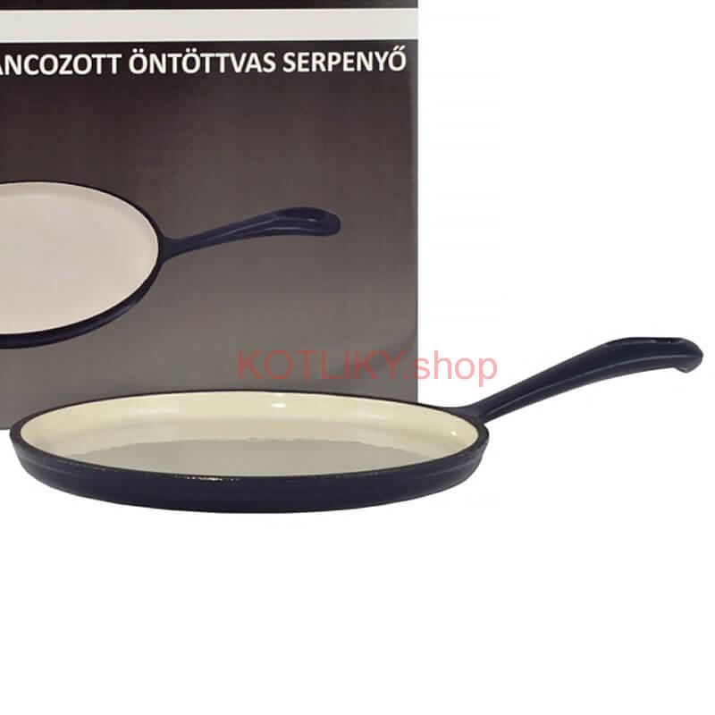 Liatinová panvica na palacinky so smaltovaným povrchom 20 cm